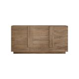 Credenza Marrone Rovere 3 Ripiani Apertura Battente 182x44x90h cm, 3 Ante - Malosco