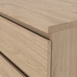 Credenza Marrone Rovere 6 Cassetti Apertura Scorrevole 154x50x68h cm, Chiusura Scorrevole - Joyce