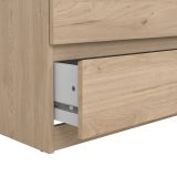 Credenza Marrone Rovere 6 Cassetti Apertura Scorrevole 154x50x68h cm, Chiusura Scorrevole - Joyce