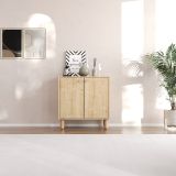Credenza Marrone Rovere un Ripiano 2 Ante 72x36x73h cm, 2 Vani - Pontida