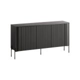 Credenza nera 150x39x80h cm 3 ante - Susegana