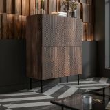 Credenza noce 118x40x89h cm 2 ante - Gaby