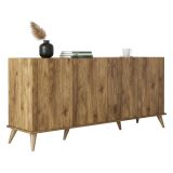 Credenza noce 180x45x80h cm 4 ante - Paine