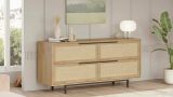Credenza noce e quercia 160x44x74h cm 2 ante - Anterivo