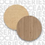 Credenza noce e quercia 160x44x74h cm 2 ante - Anterivo
