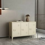 Credenza panna 120x40x73h cm 3 ante - Cocullo