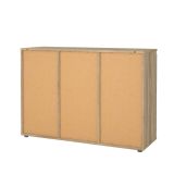 Credenza quercia 119x40x83h cm 2 ante e 3 cassetti - Zumpano