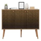 Credenza quercia 120x36x90h cm 3 ante - Arzumia