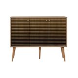 Credenza quercia 120x36x90h cm 3 ante - Arzumia