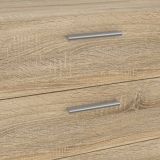 Credenza quercia 140x40x81h cm 8 cassetti - Phethai