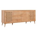 Credenza quercia 180x41x81h cm 4 ante - Tarawa