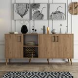 Credenza quercia 180x45x80h cm 3 ante - Vardah