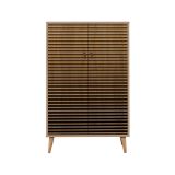 Credenza quercia 80x36x127h cm 2 ante - Andalusite