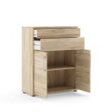 Credenza quercia 89x40x113h cm 2 ante e 2 cassetti - Agra