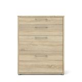 Credenza quercia 89x40x113h cm 4 cassetti - Anghiari