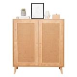 Credenza quercia 90x40x110h cm 2 ante - Albiano
