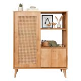Credenza quercia 90x40x110h cm 2 ante - Sfalerite