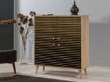 Credenza quercia 95x36x111h cm 4 ante - Agyemang