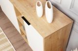 Credenza quercia e bianca 142x35x83h cm 3 ante - Arlene
