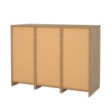 Credenza rovere 120x50x90h cm 2 ante e 4 cassetti - Angelika