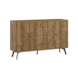 Credenza rovere 123x35x77h cm 4 ante - Brunale