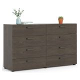 Credenza rovere 140x40x81h cm 8 cassetti - Acetosella