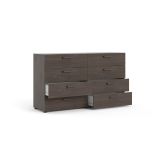 Credenza rovere 140x40x81h cm 8 cassetti - Acetosella