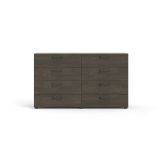 Credenza rovere 140x40x81h cm 8 cassetti - Acetosella