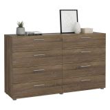 Credenza rovere 140x40x81h cm 8 cassetti - Phethai