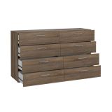 Credenza rovere 140x40x81h cm 8 cassetti - Phethai