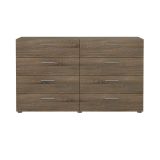 Credenza rovere 140x40x81h cm 8 cassetti - Phethai