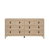 Credenza rovere 159x38x79h cm 8 cassetti - Kovsova