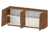 Credenza rovere 200x44x86h cm 4 ante - Arda