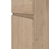 Credenza rovere 80x40x100h cm 2 ante e 1 cassetto - Genziana