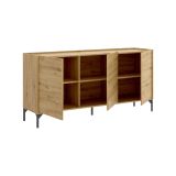 Credenza rovere nodi 155x43x75h cm 3 ante - Afrodite