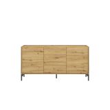 Credenza rovere nodi 155x43x75h cm 3 ante - Afrodite