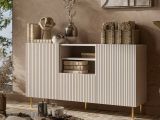 Credenza Stornara, 150x42 h82 cm, Beige