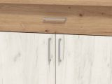 Cucina Bianco Larice Marrone Rovere Con cassetto, Elettrodomestici non inclusi, 9 Ante - Surano