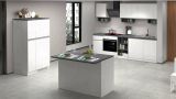 Cucina Bianco Lucido Grigio Ardesia 29 Ripiani 3 Cassetti, 32 Vani Made in Italy - Balme
