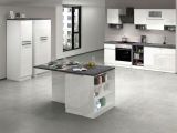 Cucina Bianco Lucido Grigio Ardesia Composizione Con cassetti, Elettrodomestici non inclusi, Made in Italy - Balme