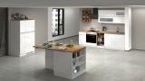 Cucina Bianco Lucido Marrone Rovere 13 Ripiani Modulabile, un Cassetto Made in Italy - Fonti