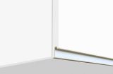 Cucina Bianco Lucido Marrone Rovere Con cassetti, Elettrodomestici non inclusi, Modulabile Made in Italy - Attimis