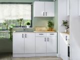 Cucina Bianco Marrone Rovere Con cassetti, Elettrodomestici non inclusi, Apertura Battente, Scorrevole - Velvenia