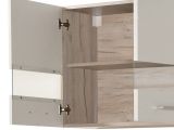 Cucina Bianco Marrone Rovere Con cassetto, Elettrodomestici non inclusi, 6 Ante - Lanzo