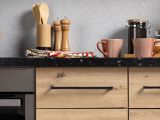 Cucina Bianco Marrone Rovere Con cassetto, Elettrodomestici non inclusi, 8 Ante - Colombo