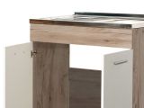 Cucina Bianco Marrone Rovere Elettrodomestici non inclusi - Taurano