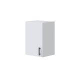 Cucina Bianco Marrone Rovere un Cassetto 4 Ripiani, Apertura Battente, Scorrevole - Thymira