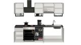 Cucina completa Rudolf, Cucina pratica e salvaspazio, Parete da cucina con 7 ante e 1 cassetto, 100% Made in Italy, 255x60h85 cm, Bianco lucido e Ardesia