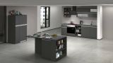 Cucina Grigio Ardesia Grigio Ardesia 31 Ripiani Modulabile, 3 Cassetti Made in Italy - Arlo