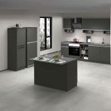Cucina Grigio Ardesia Grigio Ardesia Con cassetti, Elettrodomestici non inclusi, Kit Made in Italy - Arlo